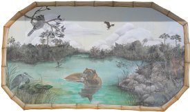 Harriette's Restaurant,Key Largo,Florida,Mural
